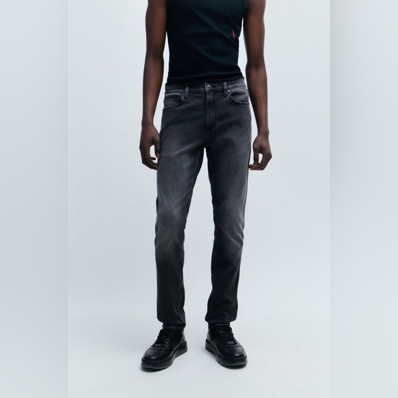 EUC - Hugo Boss 734 Extra Slim Fit Jeans - charcoal gray - size 30x32 - Picture 2 of 6